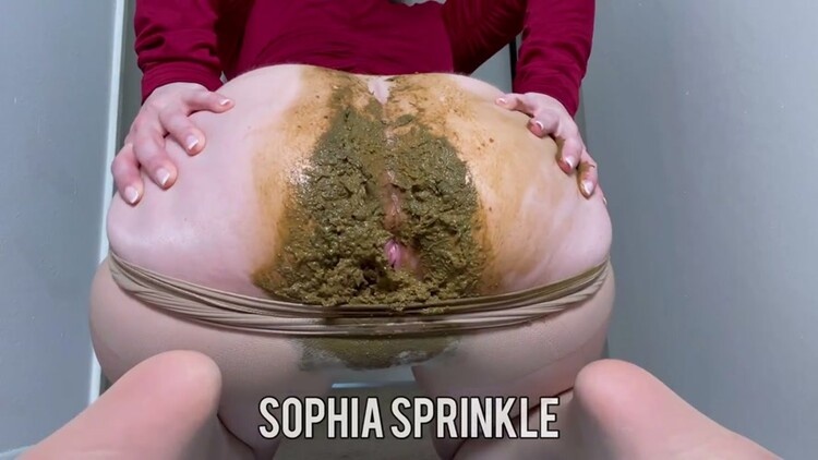 Pantyhose Poop and Smear in Red Dress - Sophia Sprinkle (2023 | FullHD)