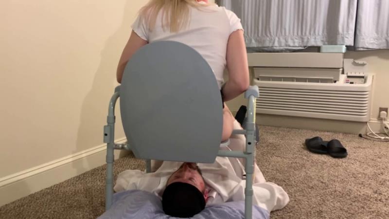 Scat Slave Bottomless Toilet 2 with Princess Kazer P1 (2025 | FullHD)