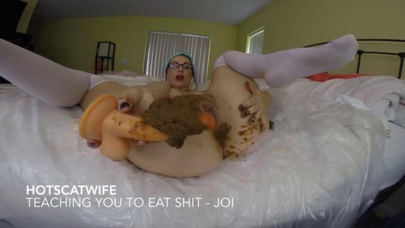 Teaching you to eat SHIT – Jerkoff Instructional P1 - HotScatWife (2025 | FullHD)