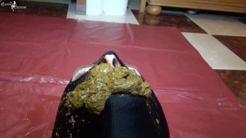 Slave in doggystyle, pooping, in his mouth - RosellaExtrem (2026 | FullHD)