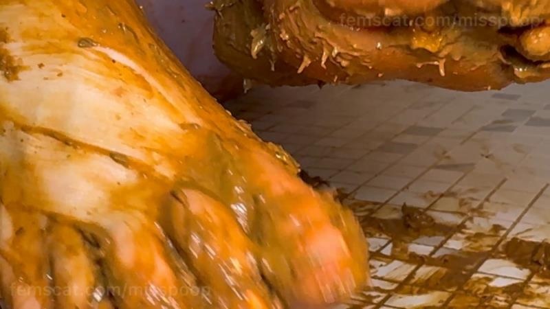 Dirty feet with poo - MissPoop (2026 | FullHD)